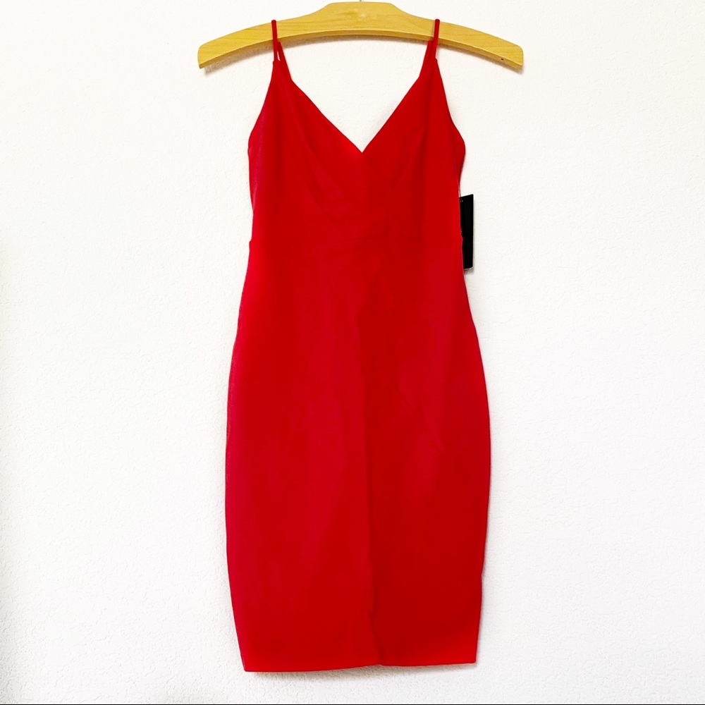 LULU’s Red Bodycon Dress XS